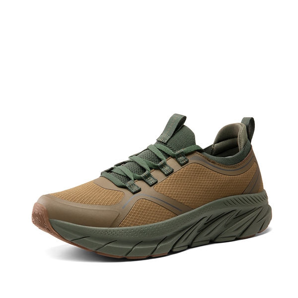[ActiveCamper] Men's Mesh Lifestyle Walking Shoes - DARK BROWN -  0